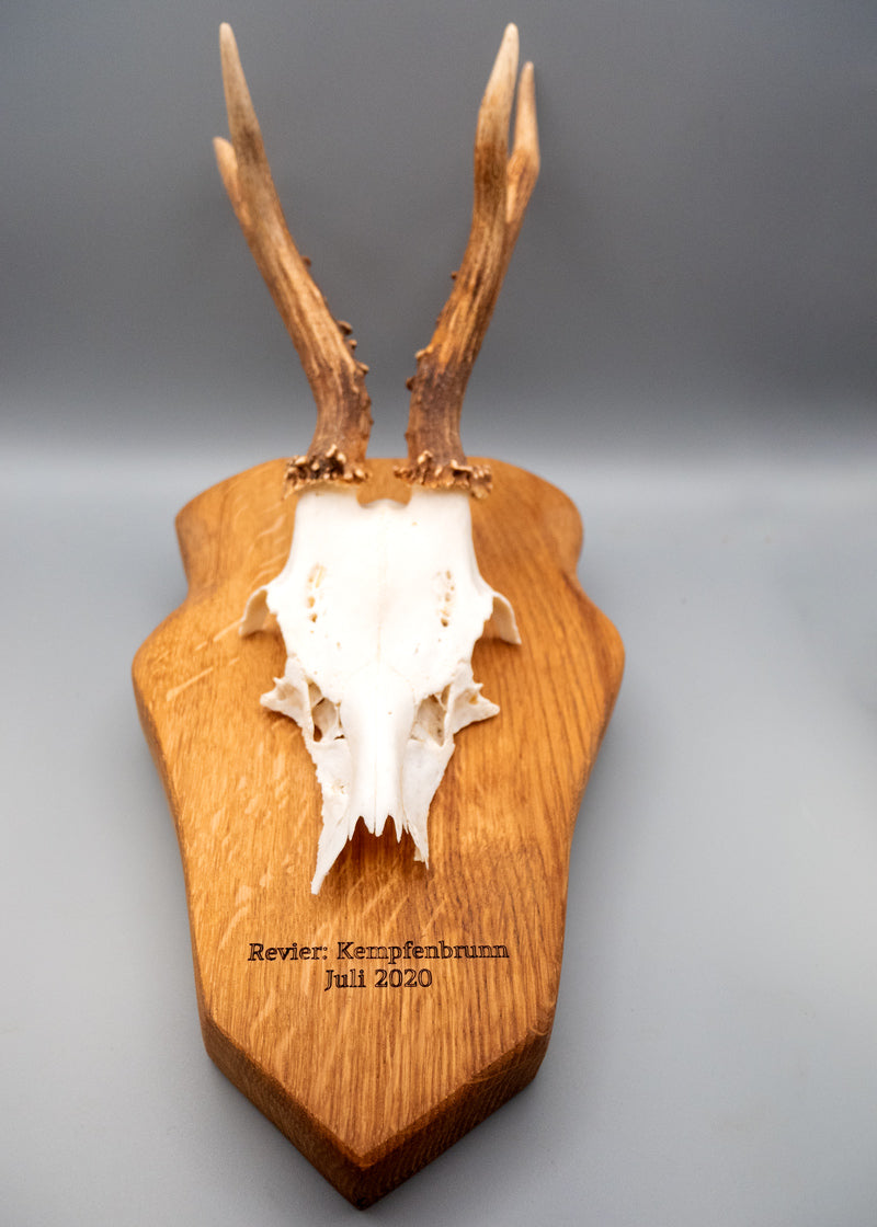 Wunschgravur - direkt auf dein Trophäenbrett