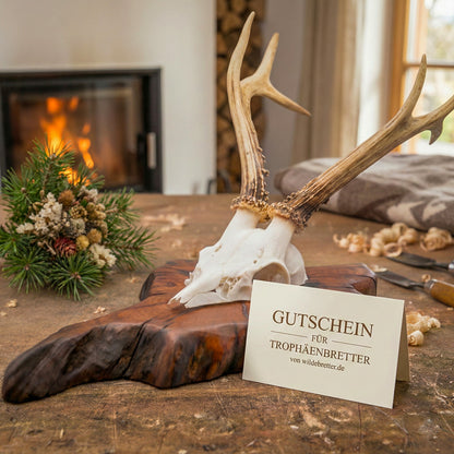 Gutschein - Geschenkidee für Jägerinnen, Jäger &amp; Jagdfreunde